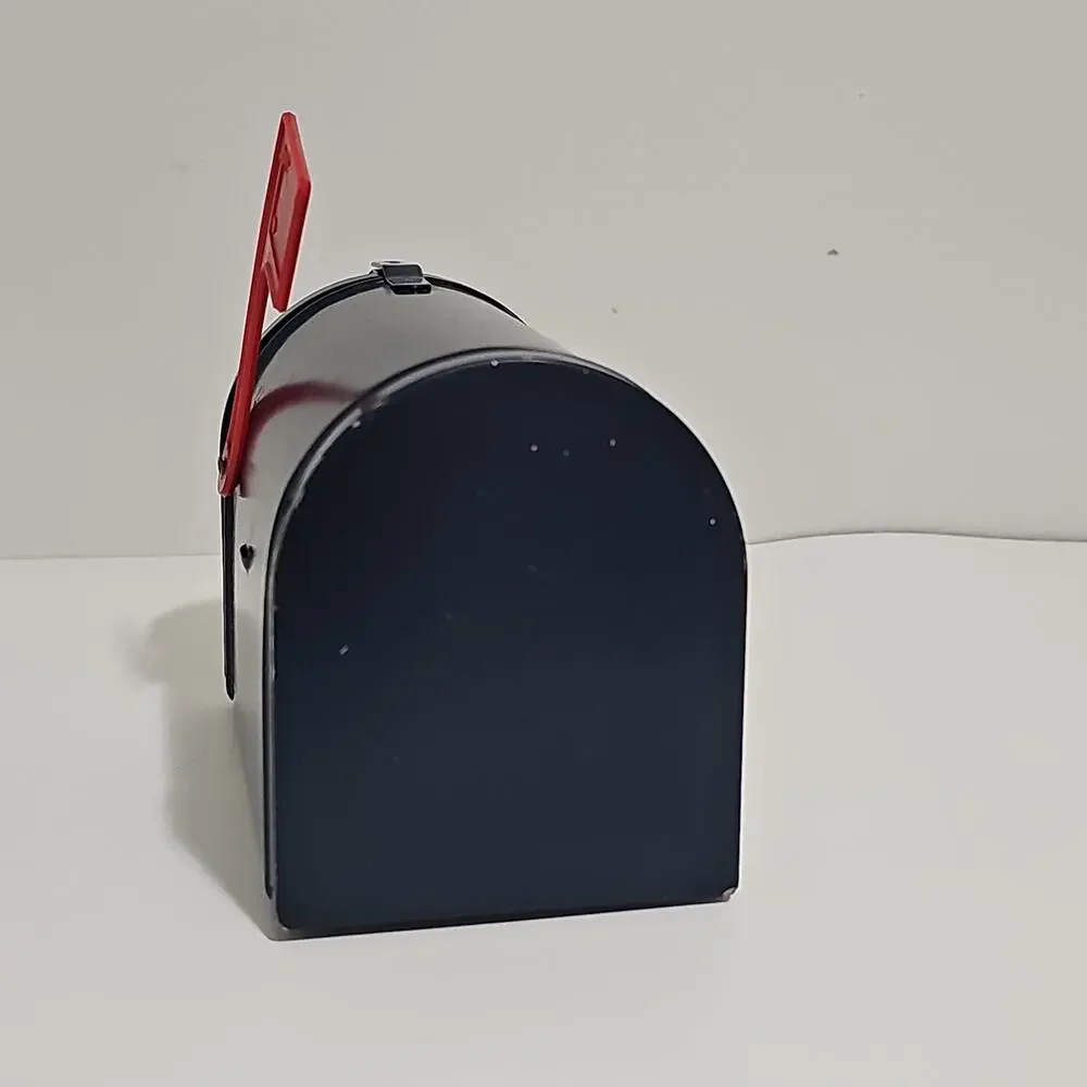 Country Blue Ribbon Geese Decorative Mailbox Cottagecore Goose Grannycore